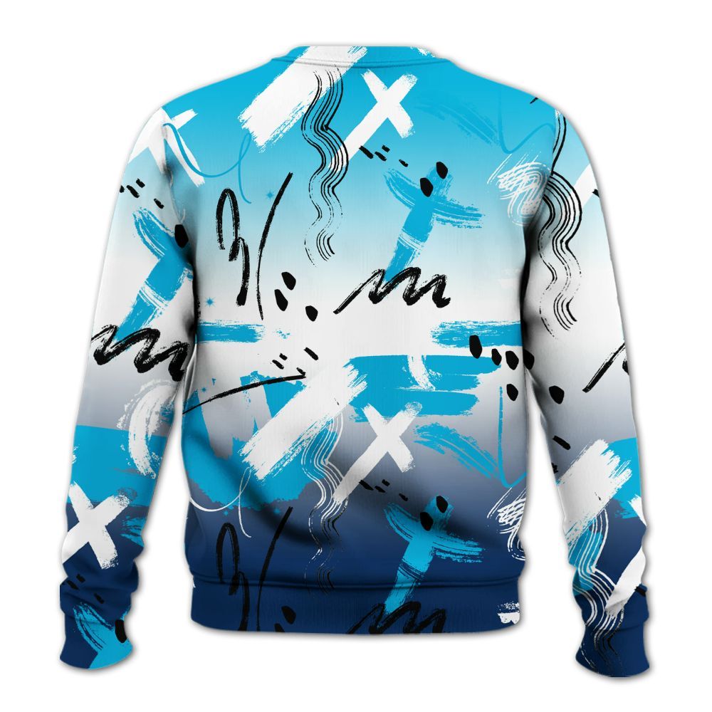 Sweatshirt To Match Dunk Low GS Electric Algae - Money Hustle Grind Pray All Over Print