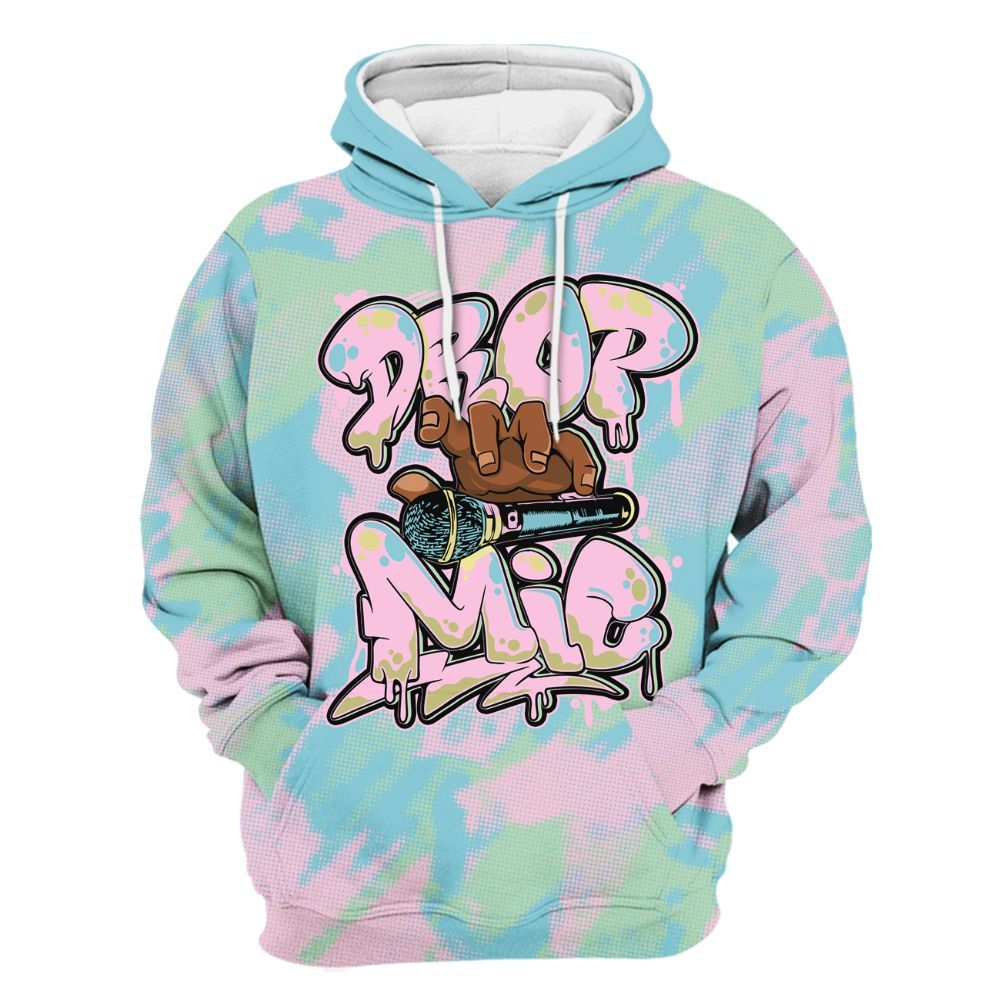 Hoodie To Match SB Dunk Low Visty - Drop Mic Abstract All Over Print