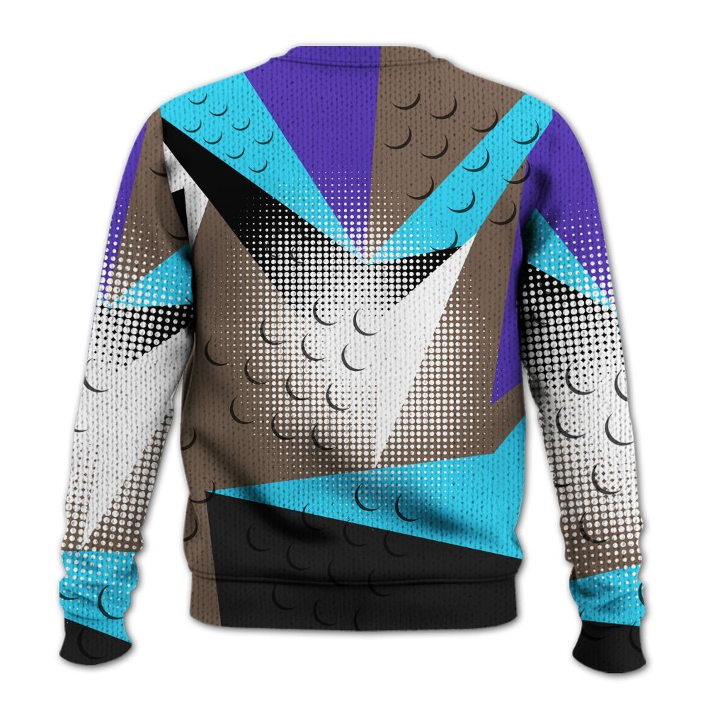 Knitted Sweater To Match Olive Concord 9s - Poly Custom Name Number 23 5s