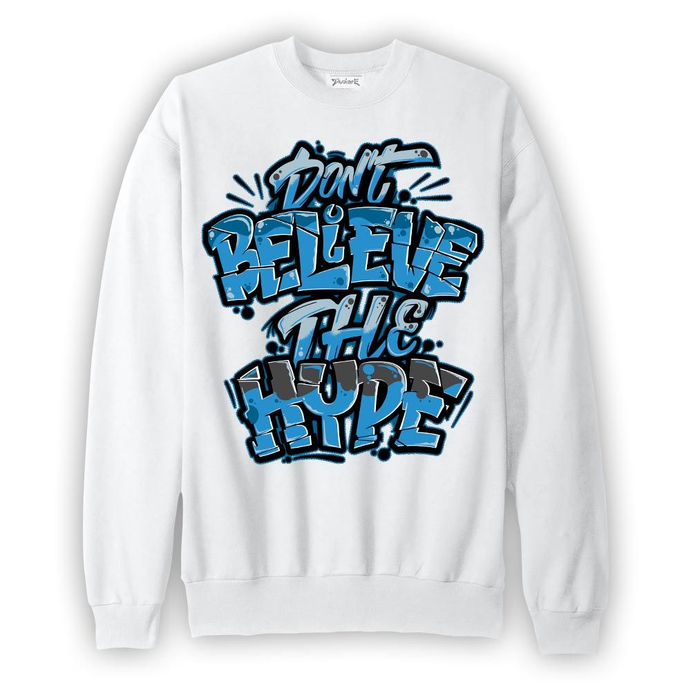 Sweatshirt To match Powder Blue 9s Sweatshirt - Hyperbole Graphic Graphic