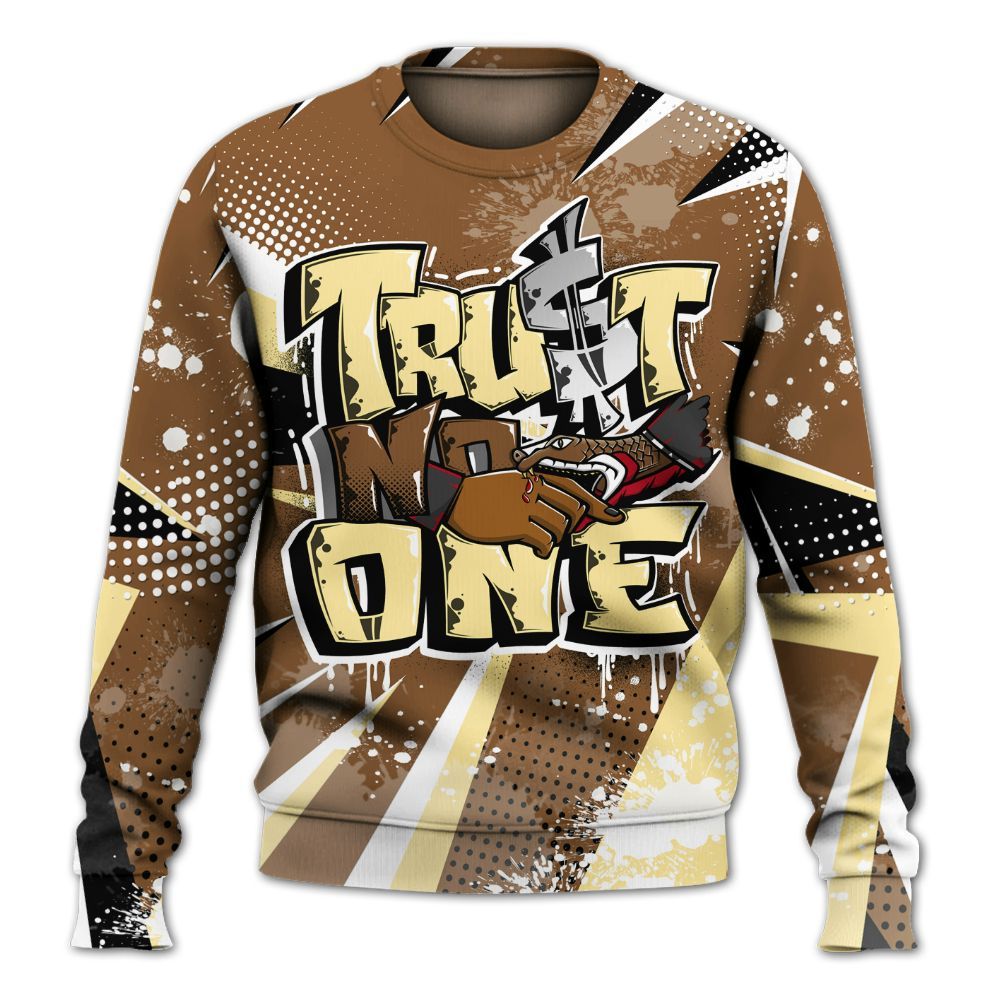 Sweatshirt To Match Air Max 90 Escape - Poly Trust No One Dripping All Over Print