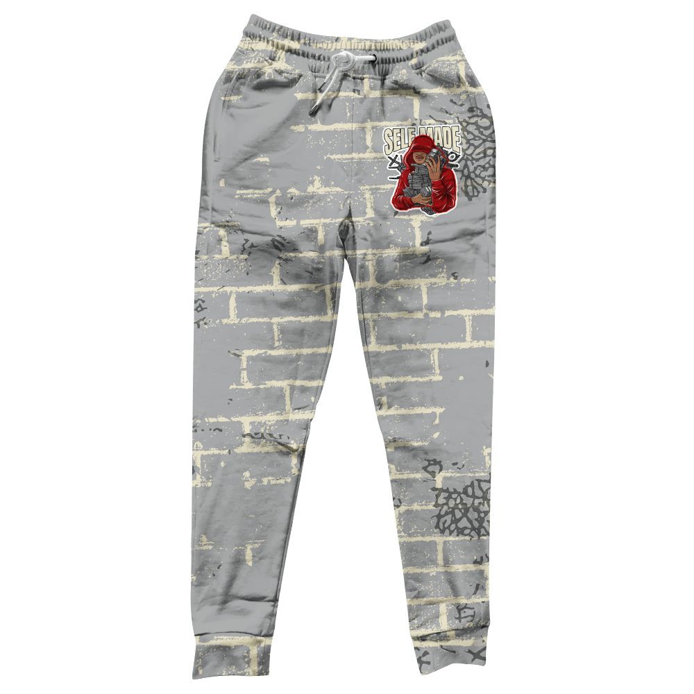 Sweatpant To Match Cement Grey 3s - Selfmade Unique All Over Print