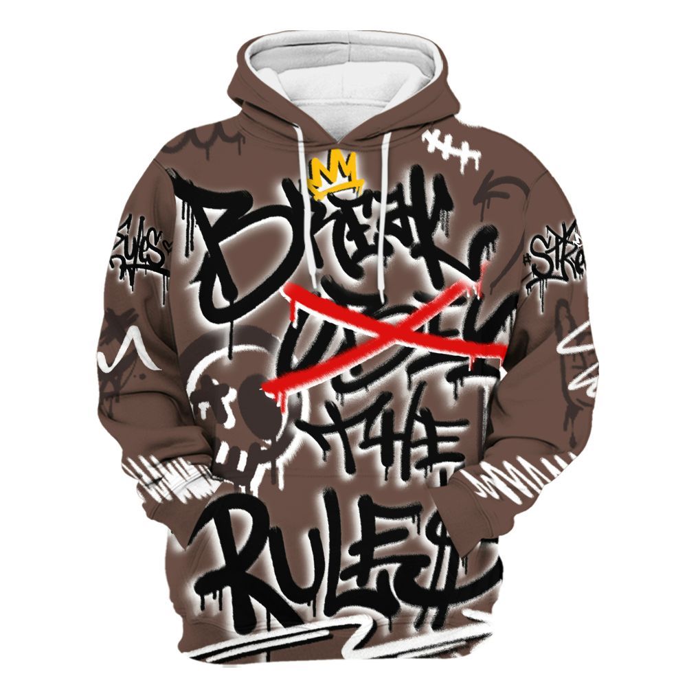Hoodie To Match Air Force 1 Low Escape - Break Rules Streetwear All Over Print