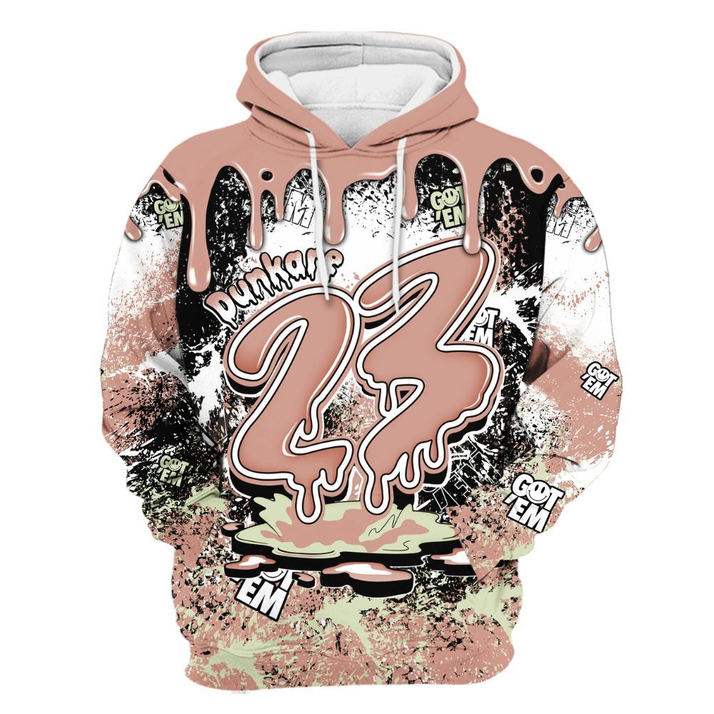 Hoodie To Match Valentines Day 3s - Dripping 23 Drip All Over Print