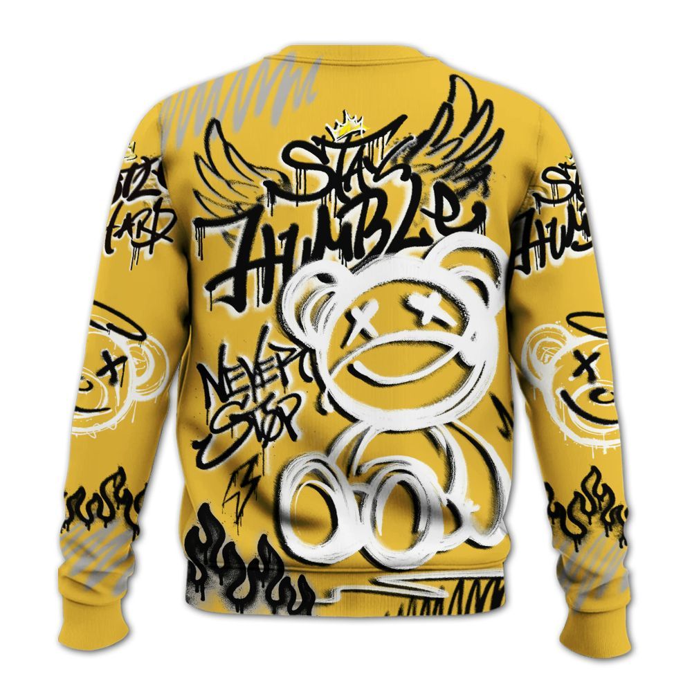 Sweatshirt To Match Low Yellow Python 11s - Humble Drip Streetwear Graffity All Over Print