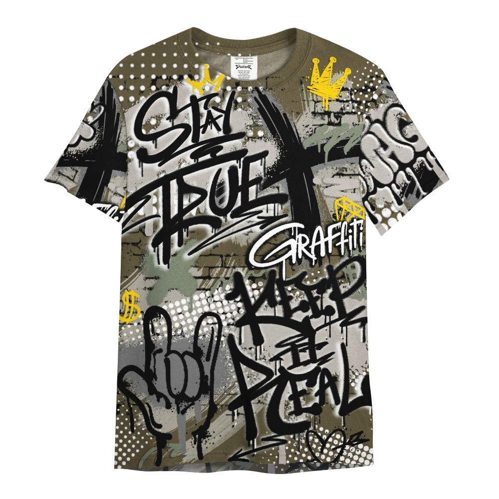 Shirt To Match Dunk Low Year Of The Snake - True It Real Graffiti Streetwear All Over Print