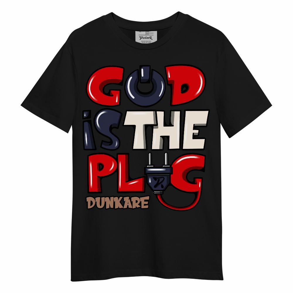 Shirt To Match Low OG Howard University 1s - God Is The Power Cord Unisex Shirt