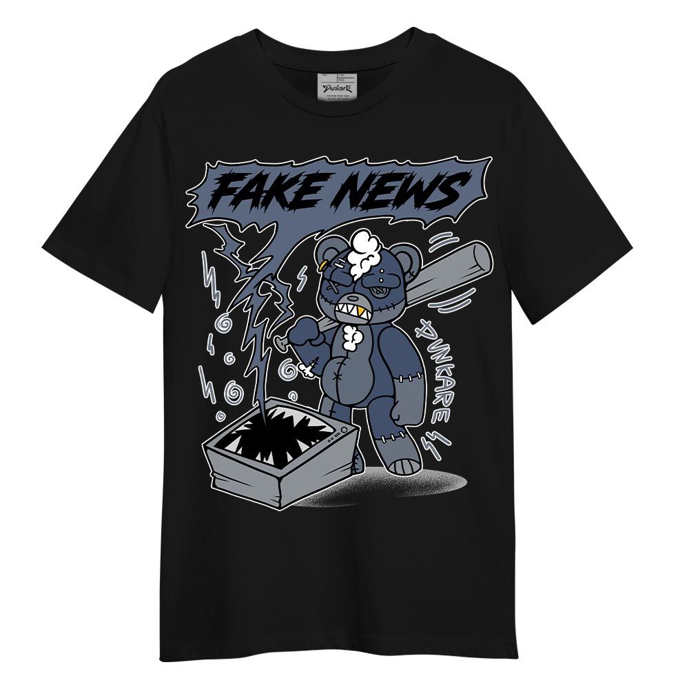 Shirt To Match Low Diffused Blue 11s T-- False News Hugz T-Shirt Unisex