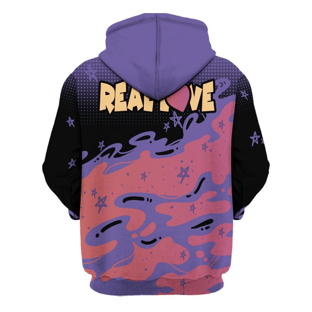 Hoodie To Match Book Sunset 1s - Sincere Fondness Bear Stars All Over Print