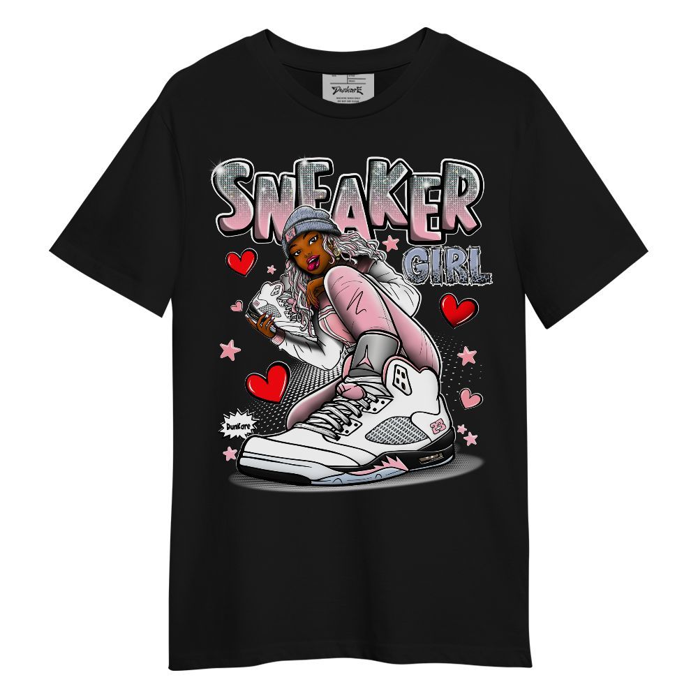 Shirt To Match Retro 35th Anniversary 5s - Sneaker Girl With Shoes Graphic
