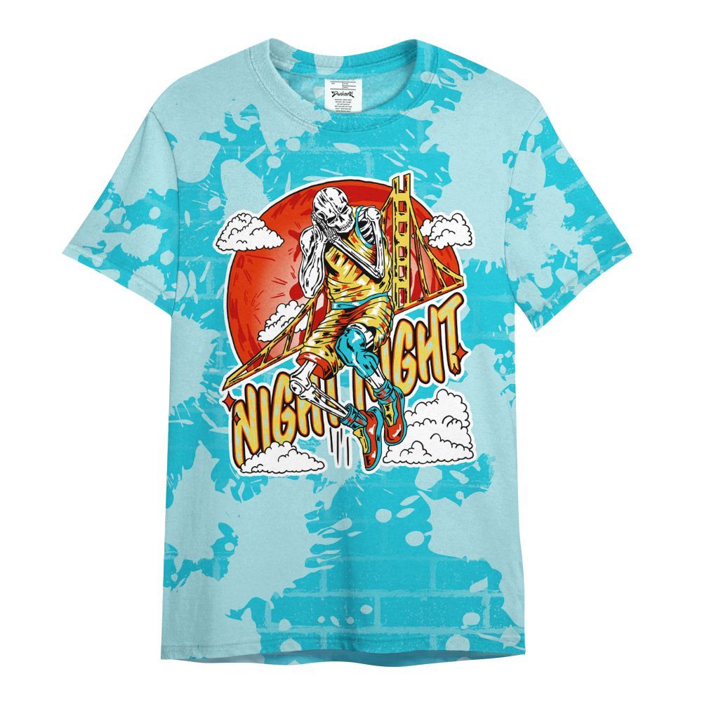 Shirt To Match Dunk Low KD 17 N7 - Seeya Skeleton Brick All Over Print