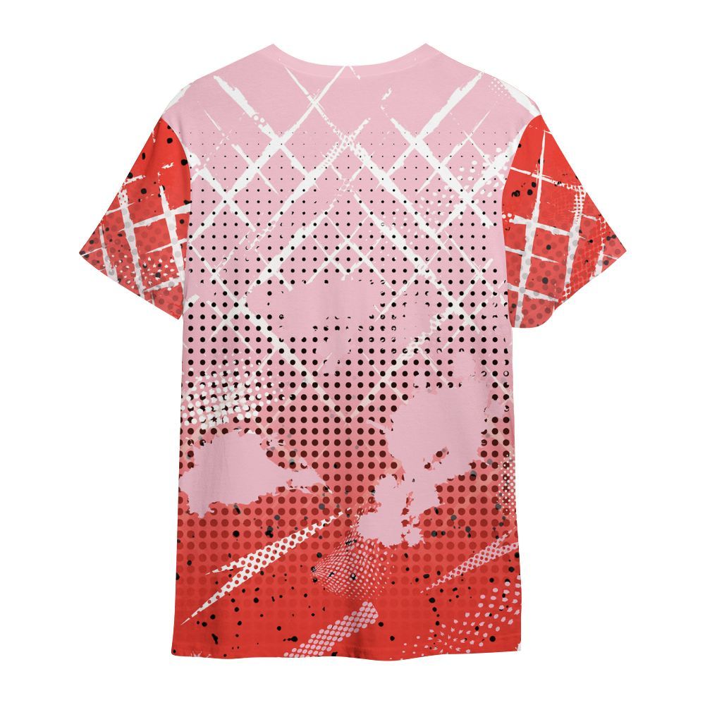 Shirt To Match Retro Awake Arctic Pink - Halftone Stand Business Dripping All Over Print