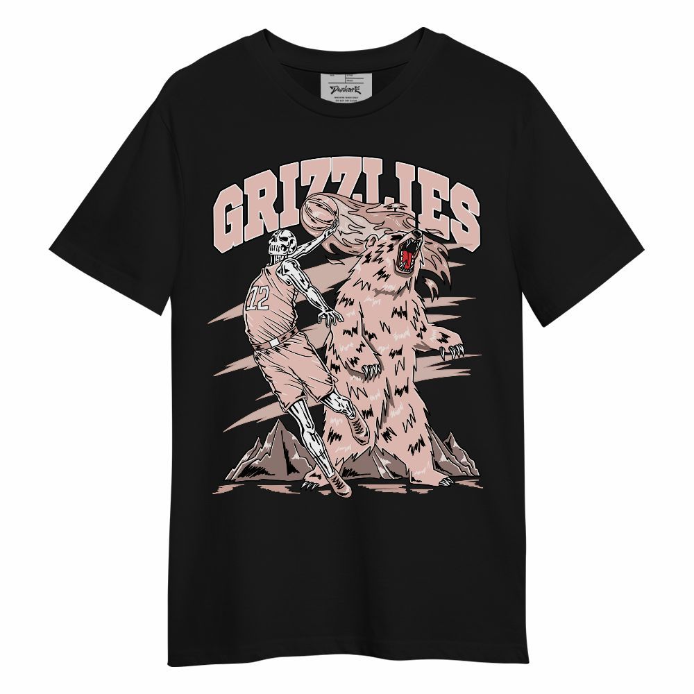 Shirt To Match Low Legend Pink 11s - Grizzly Bear Skeleton Unisex Shirt