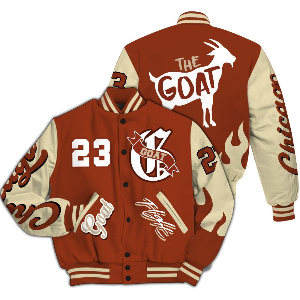 Varsity Jacket To Match Retro Eastside Golf 12s - The G.O.A.T Flight Streetwear All Over Print
