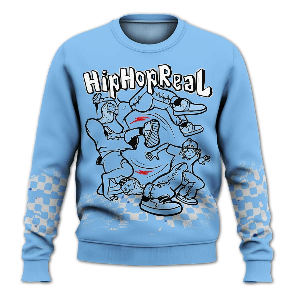 Sweatshirt To Match University Blue 5s - Feel Life Street Style All Over Print