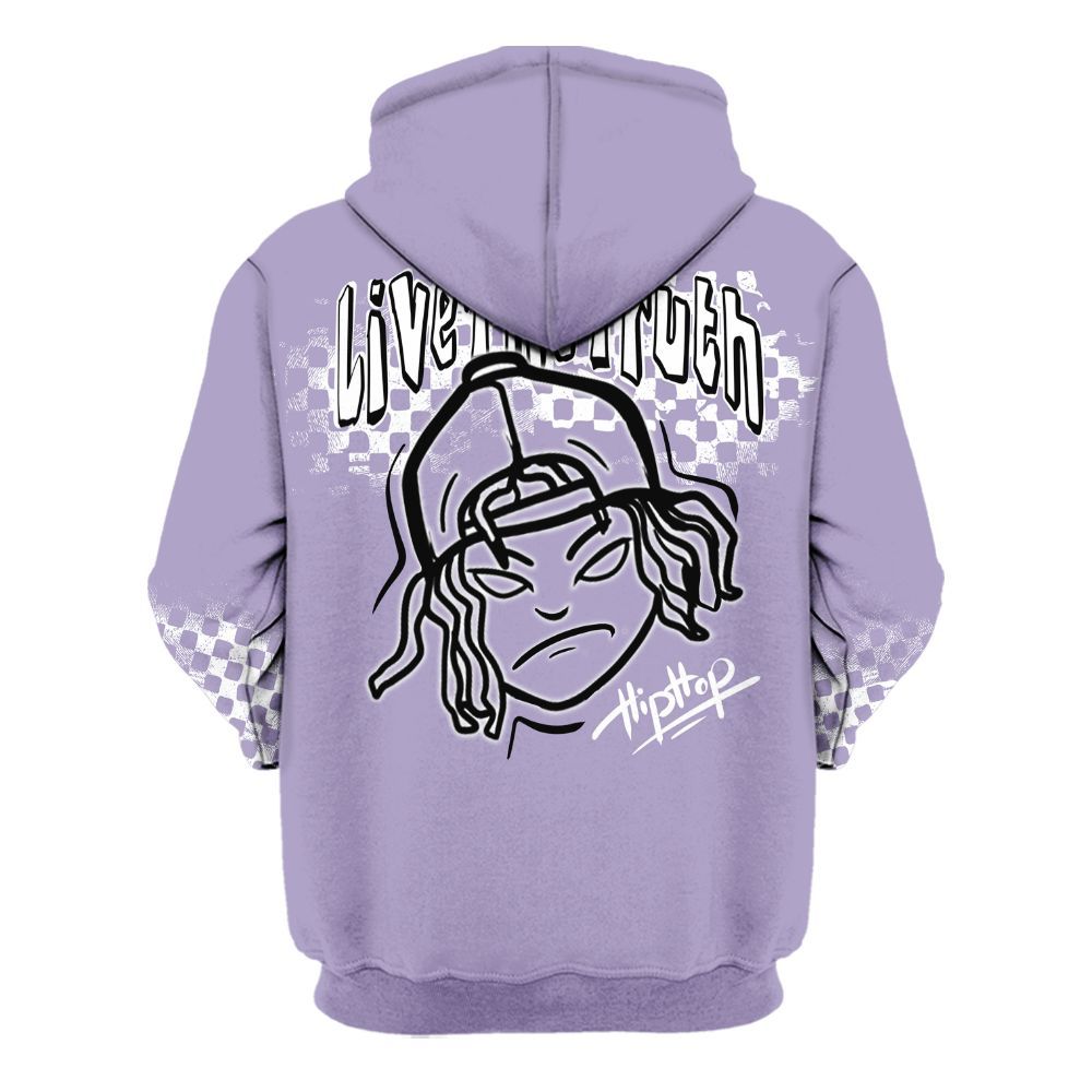 Hoodie To Match Low Pure Violet 11s - Feel Life Street Style All Over Print