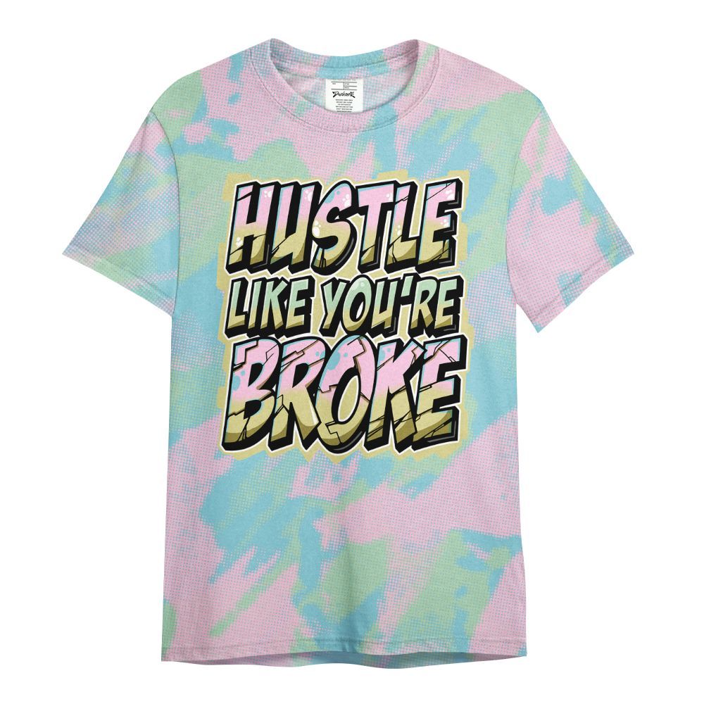 Shirt To Match SB Dunk Low Visty - Hustles Like Broke Abstract All Over Print