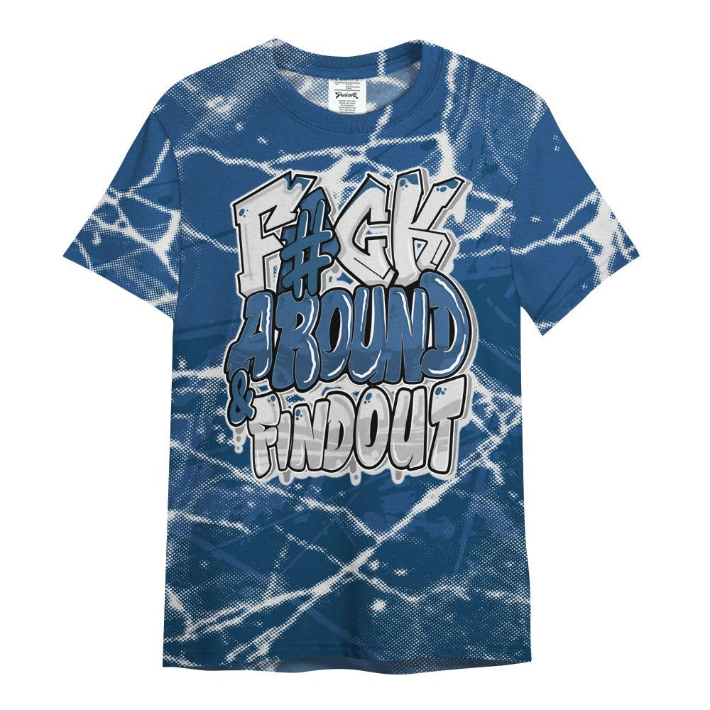 Shirt To Match High OG Midnight Navy 1s - F Around Find Out Graphic Profound All Over Print