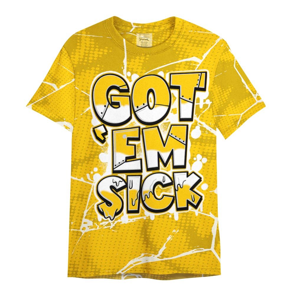 Shirt To Match Vivid Sulfur 4s - Gotten 'Em Sick Crack Shirt Unisex