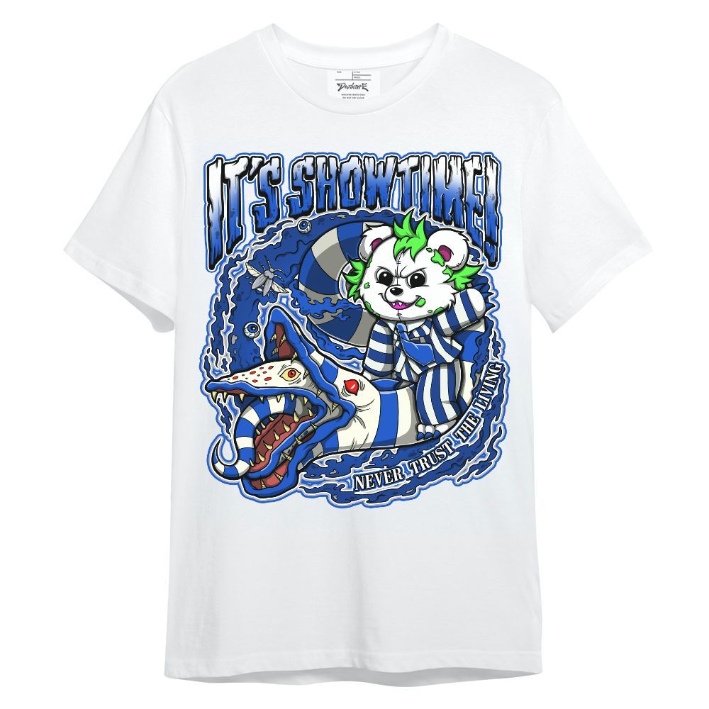 Shirt To Match Air Foamposite One Royal - Showtime Beetle Juice Bear Halloween Unisex Shirt
