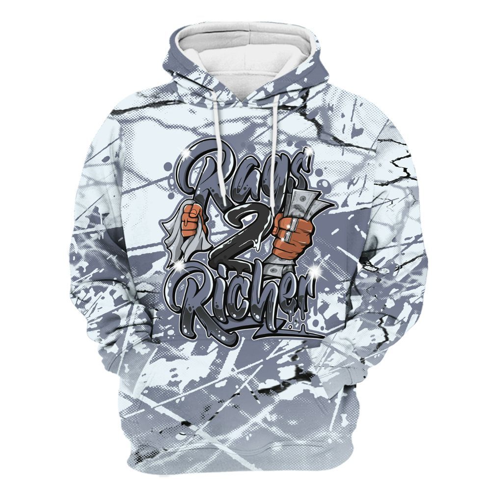 Hoodie To Match Air Foamposite Jin Kazama - Rag 2 Rich Graphic All Over Print