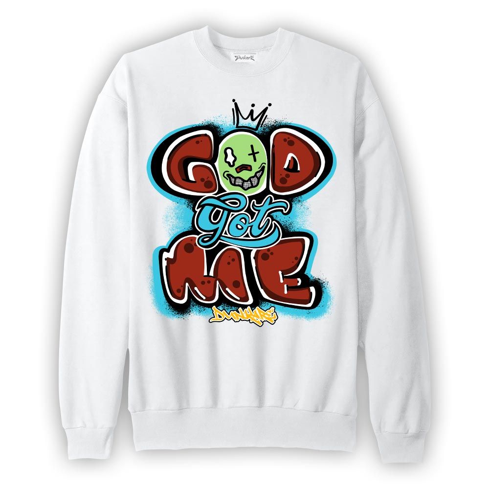 Sweatshirt To match SB Dunk Di'Orr Greenwood Sweatshirt - God Got Graffiti Graphic