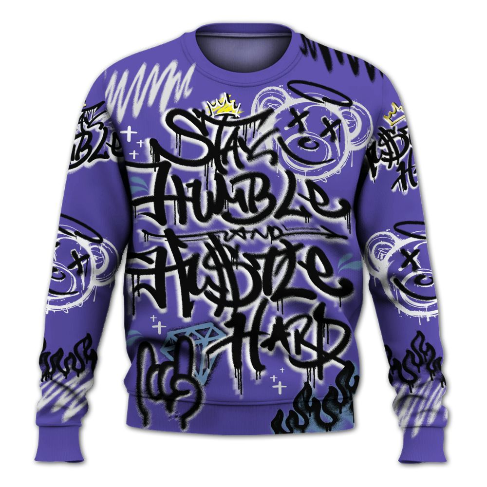 Sweatshirt To Match Retro Concord 5s - Humble Drip Streetwear Graffity All Over Print