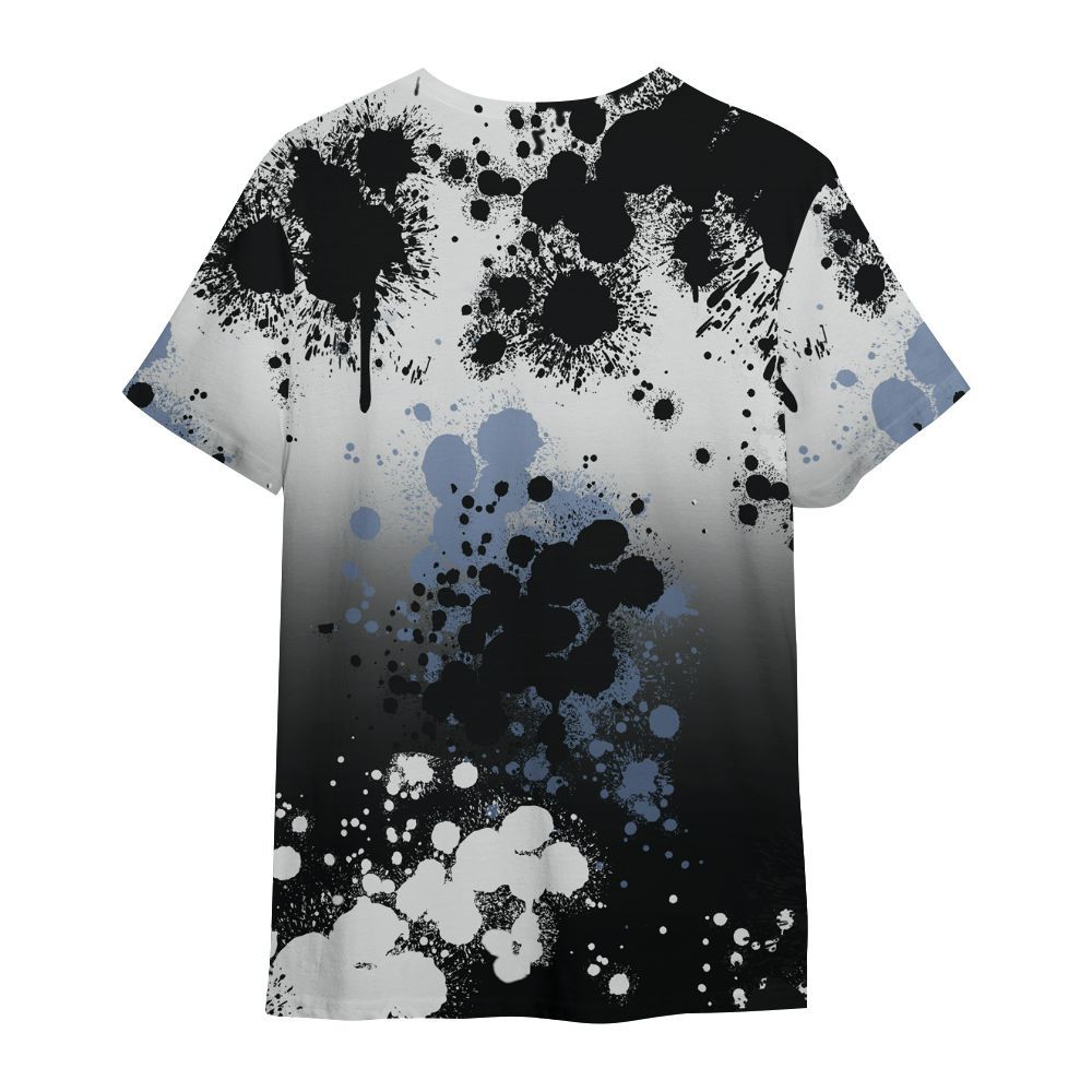 Shirt To Match Mid Space Jam 1s - God Blessed Ink Drip All Over Print