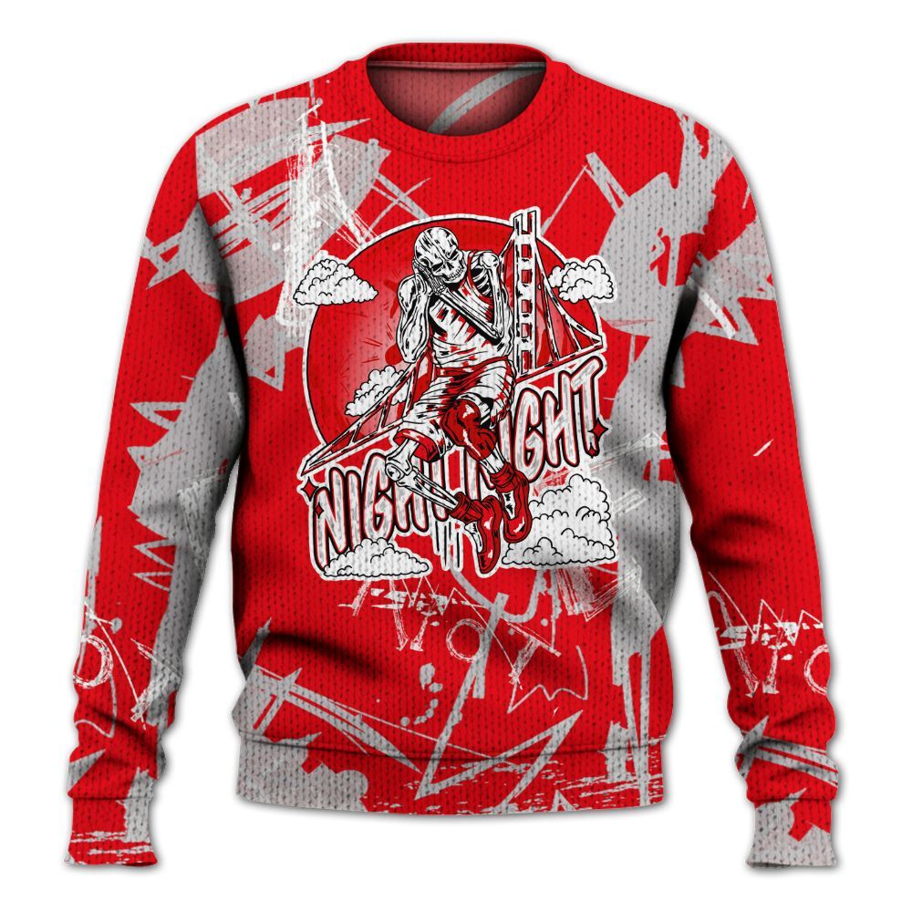 Knitted Sweater To Match Air Max 1 Low Poly - Seeya Skeleton Messyz