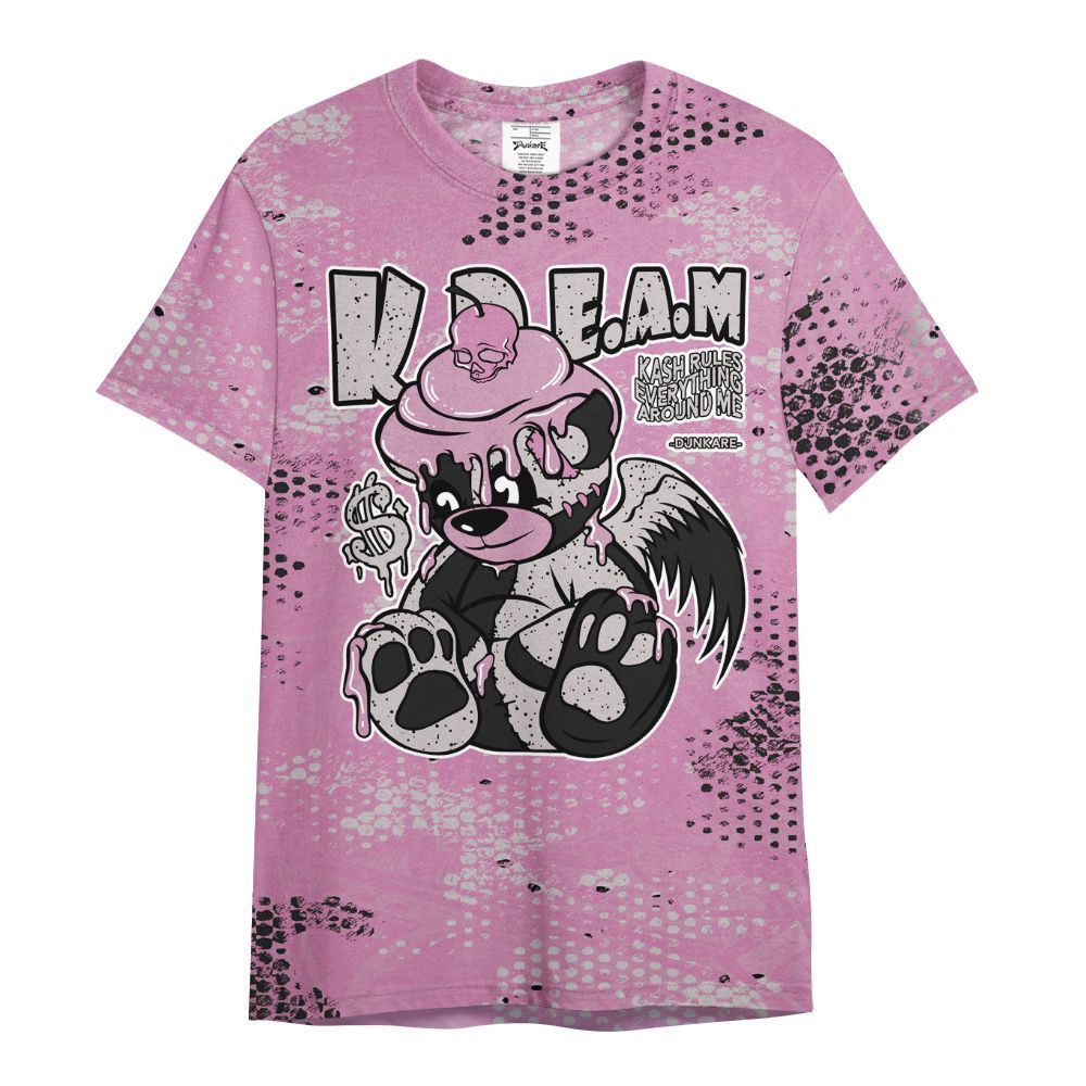 Shirt To Match Neutral Grey Black White Orchid 4s - Loot Bear All Over Print