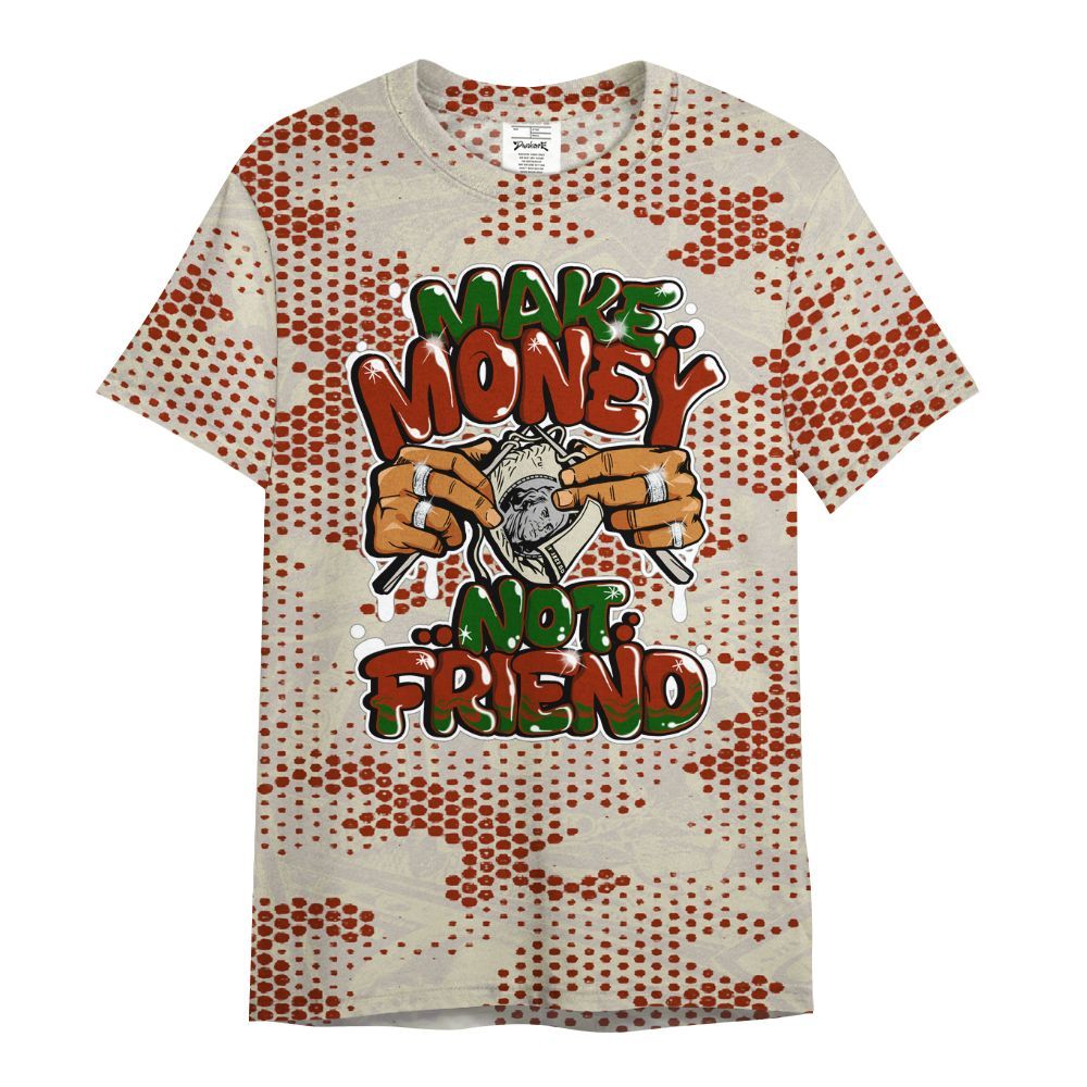 Shirt To Match El Grito 5s - Make Moneys Not Friend Graphic Banknotes All Over Print