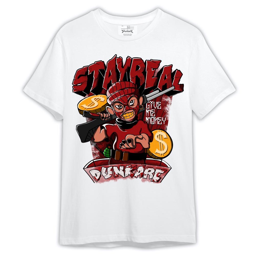 Shirt To Match Red Taxi 12s - Stay Real Shirt Outfit 1005 LGH