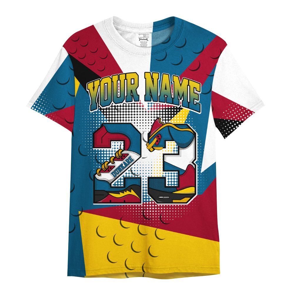 Shirt To Match GS Messy Room 4s - Poly Custom Name Number 23 5s All Over Print