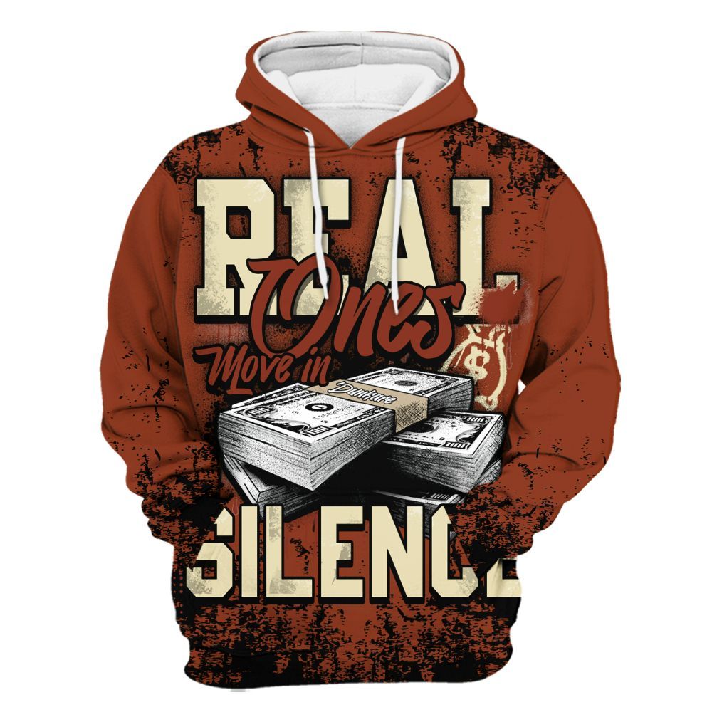 Hoodie To Match Retro Eastside Golf 12s - Move In Silence Money Street Retro All Over Print