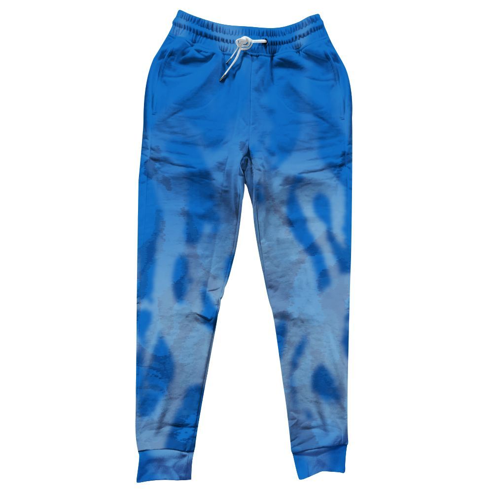 Sweatpant To Match Blueberry 12s - Burn All Over Print