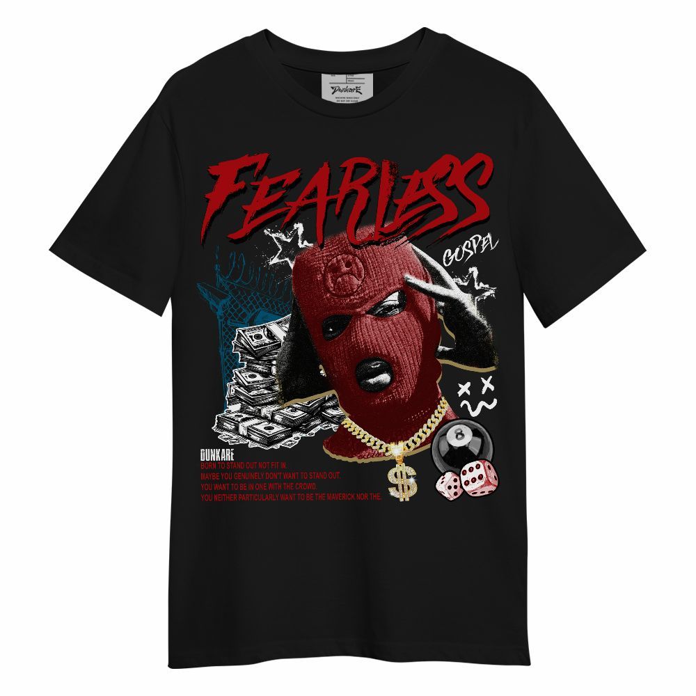 Shirt To Match OG Varsity Red 17s - Fearless Gospel Streetwear Money Unisex Shirt
