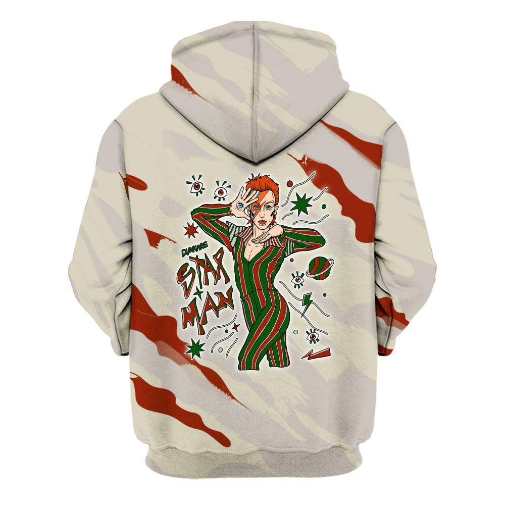 Hoodie To Match El Grito 5s - Starmans Graphics Colored All Over Print