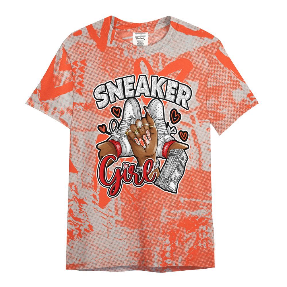 Shirt To Match Air Max 1 86 Cosmic Clay - Sneakerz Girlz Heart Grunge All Over Print