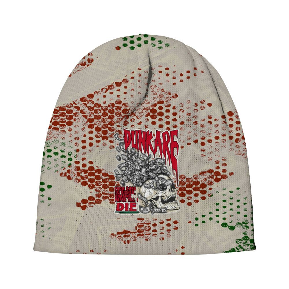 Beanie Hat To Match El Grito 5s - From Rags To Riches Graphic