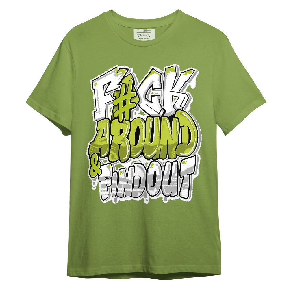 Shirt To Match Bright Cactus 13s - F Around Find Out Graphic Unisex Shirt