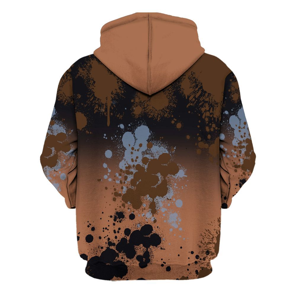 Hoodie To Match Air Foamposite Metallic Copper - Trust No One Scary All Over Print