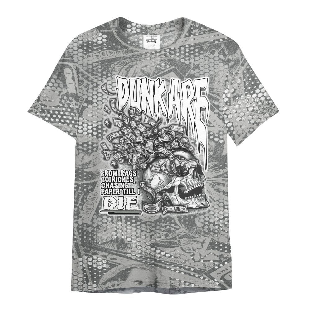 Shirt To Match Retro Wet Cement 4s - From Rags To Riches All Over Print