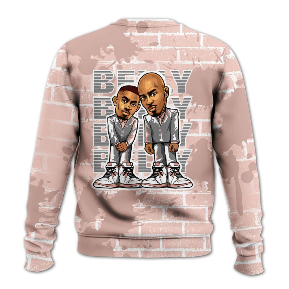 Sweatshirt To Match Low Legend Pink 11s - Belly Sneakers Graphic Halloween All Over Print