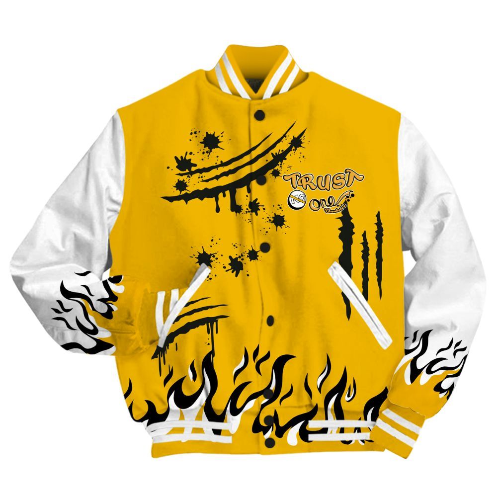 Varsity Jacket To Match Del Sol 13s - Graphic Trust No One All Over Print