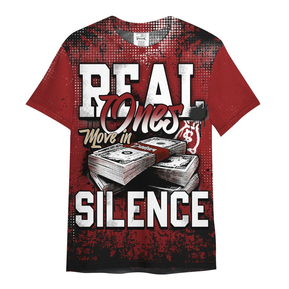 Shirt To Match Bin 23 3s - Move In Silence Money Street Retro All Over Print