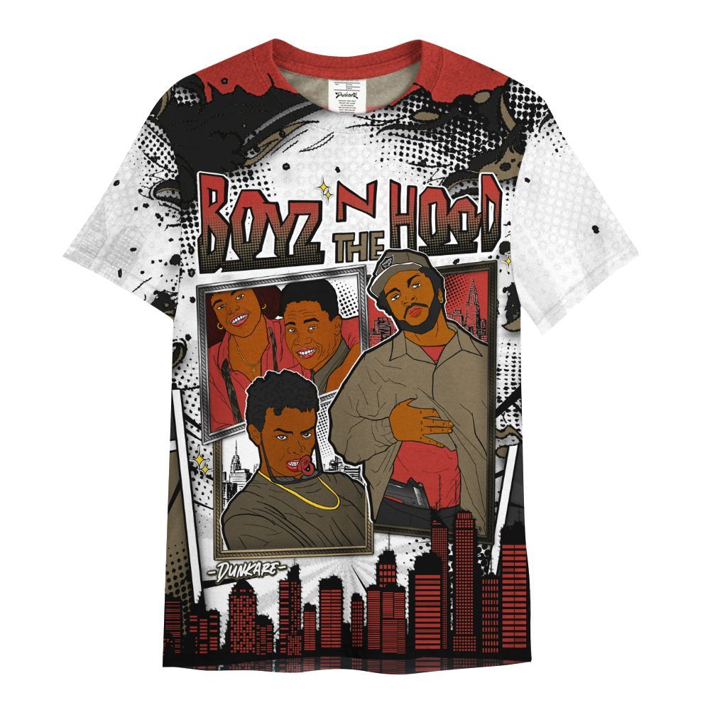 Shirt To Match Olive 9s - Movie BoyzZ The Hood All Over Print