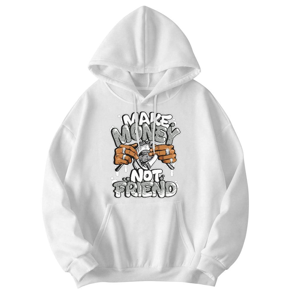 Sweatshirt To Match Retro White Oreo 4s - Make Money Not Friend Graphic Graphic