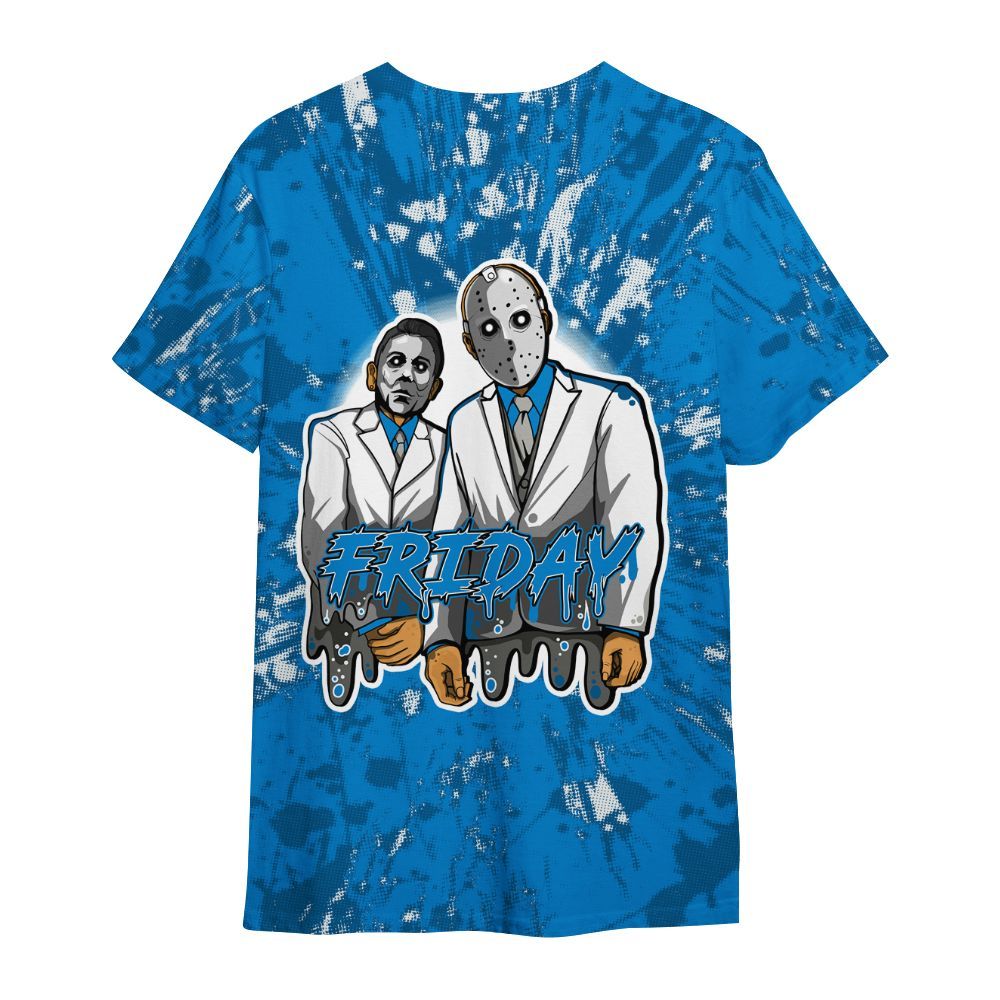 Shirt To Match Military Blue 4s - Friday Halloween Graphic Luxury All Over Print