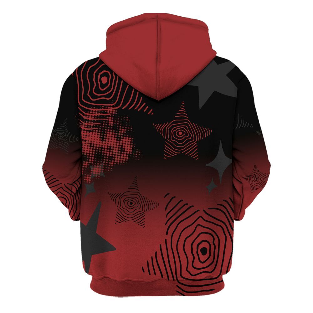 Hoodie To Match High 85 Bred 1s - Sneakerz Girlz Unique Starz All Over Print