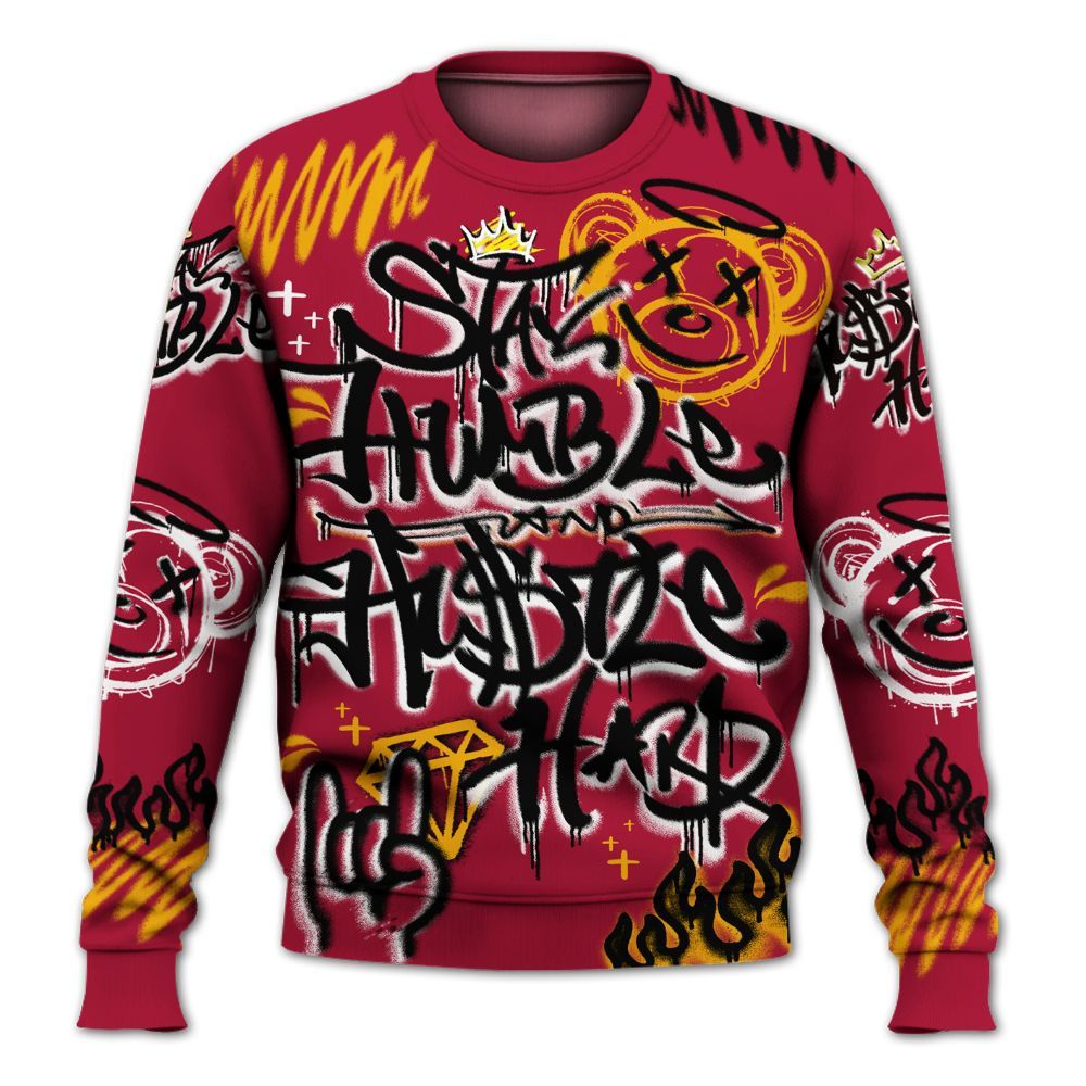 Sweatshirt To Match Cardinal 7s - Humble Drip Streetwear Graffity All Over Print